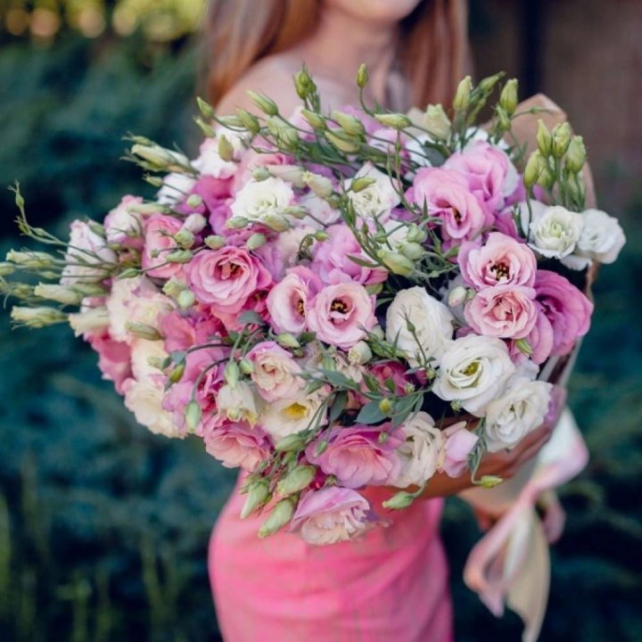 Букет эустом XL в Сириусе