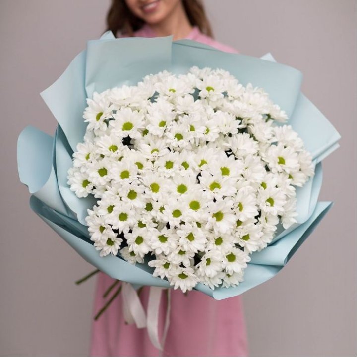  Букет хризантем "Бон-бон" в Сириусе
