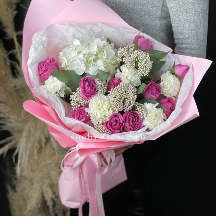 Букет с мисти бабблс №1 в Сириусе