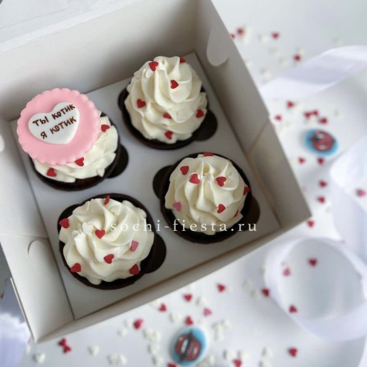 Набор капкейков "Для тебя" в Сириусе