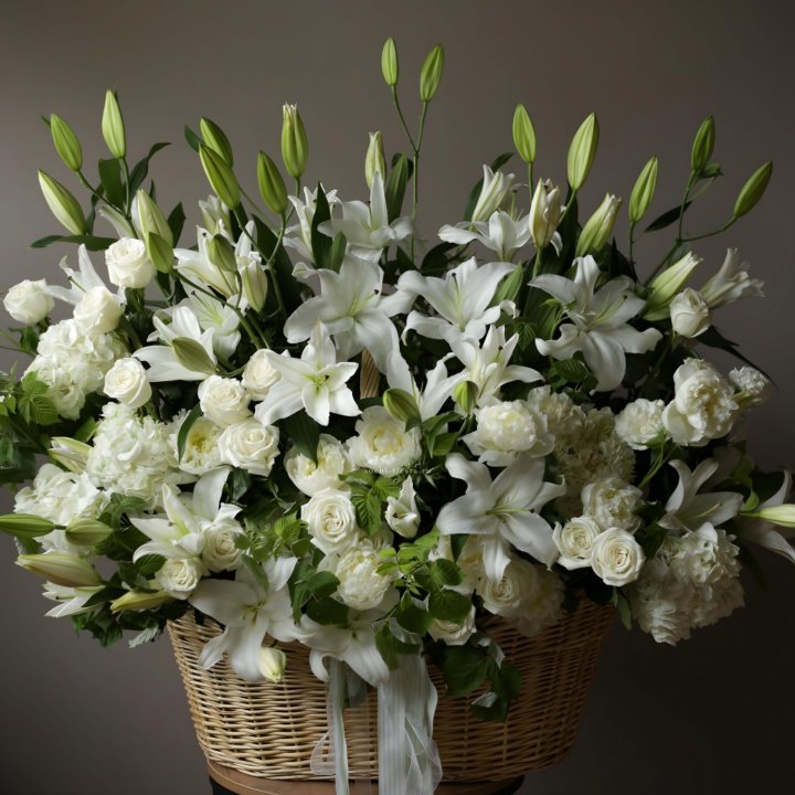 Цветочная корзина макси №3 в Сириусе