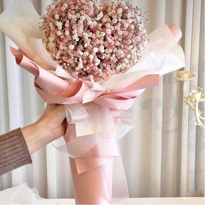 Сердце из гипсофилы S в Сириусе