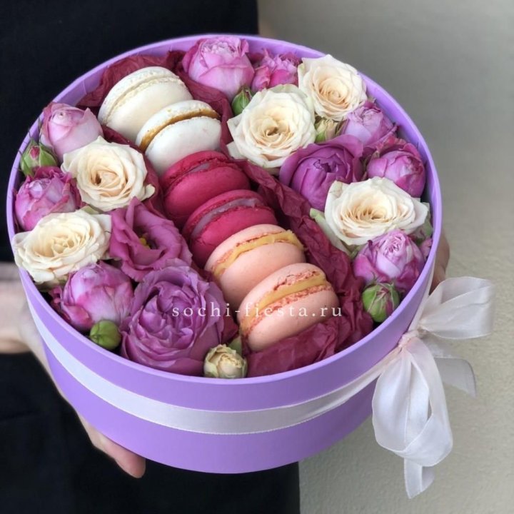 Цветочный бокс "Lavanda" в Сириусе