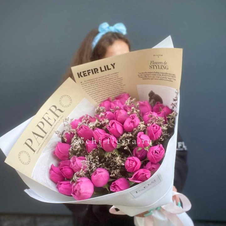 Пионовидные розы Bubbles №3 в Сириусе