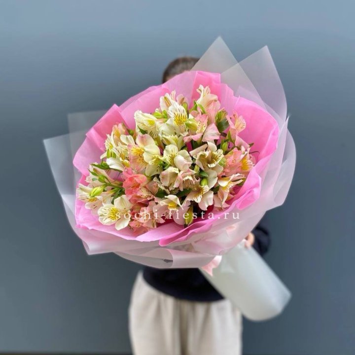 букет альстромерий "Черри" в Сириусе