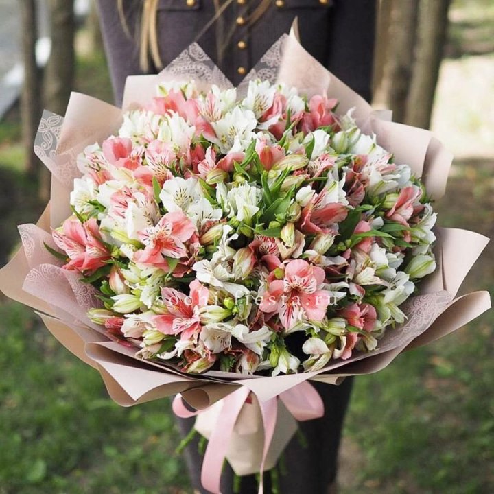 Букет альстромерий "ВАУ" в Сириусе