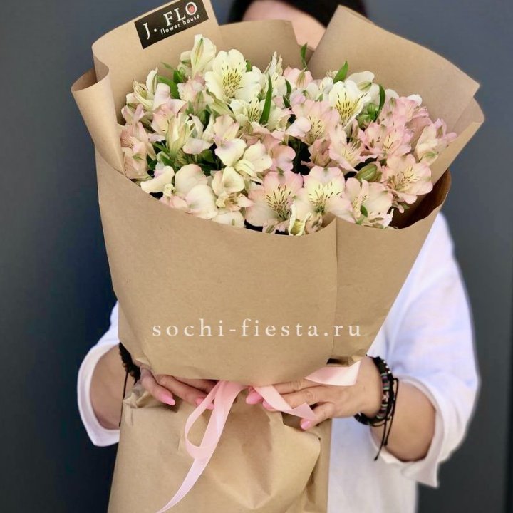 17  альстромерий в крафте в Сириусе