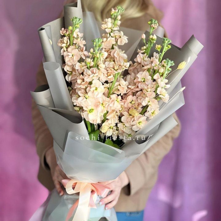 Букет ароматной маттиоллы №2 в Сириусе