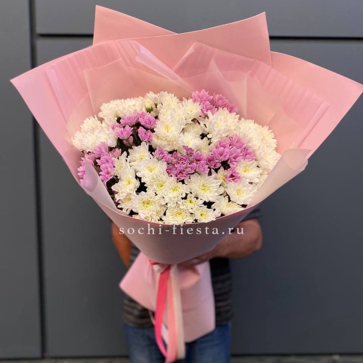  Букет хризантем- гигант  в Сириусе