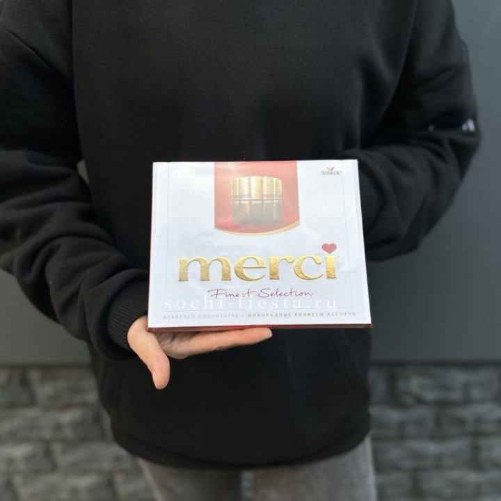 Шоколадные конфеты Merci в Сириусе