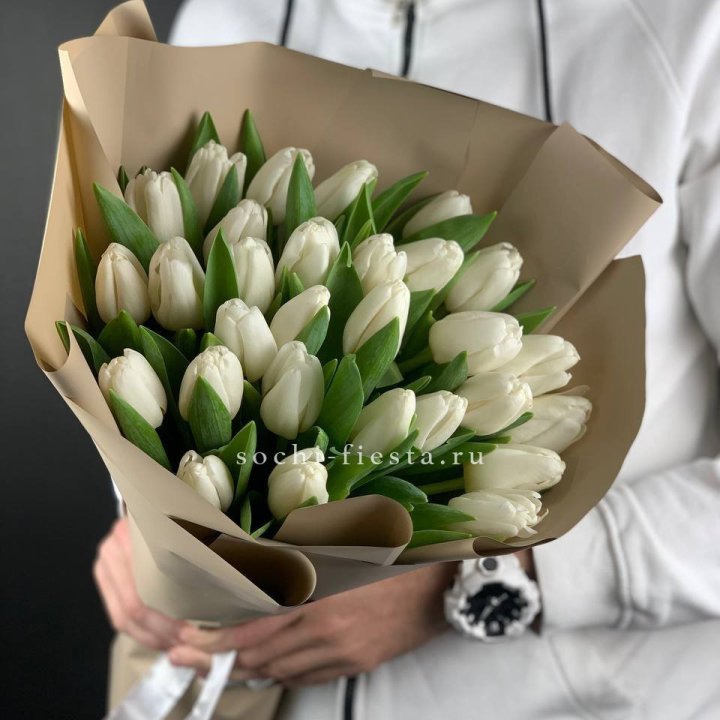 Букет из тюльпанов - количество на выбор в Сириусе
