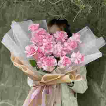 Букет из 15 французских роз Pink Dream в Сириусе