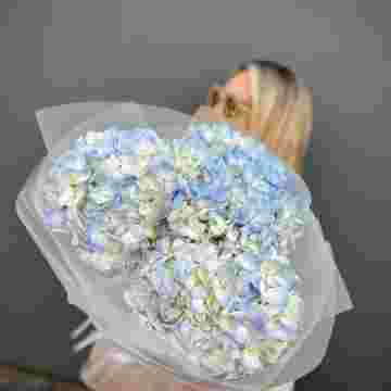 Букет гортензий "Blue" в Сириусе